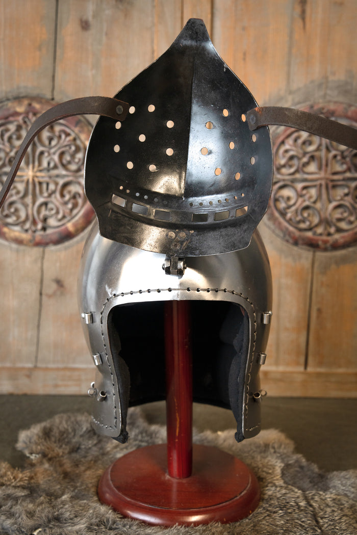 14th century klappvisier bascinet, 1.6 mm
