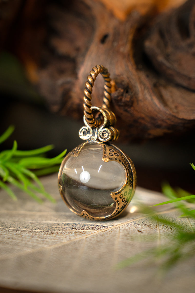 Cristal de roche viking de Gotland taille M, en bronze