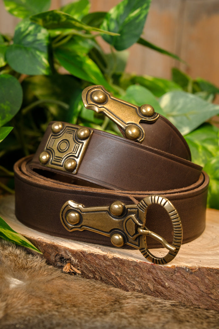Germanic belt Ballingen, 165 cm, brown