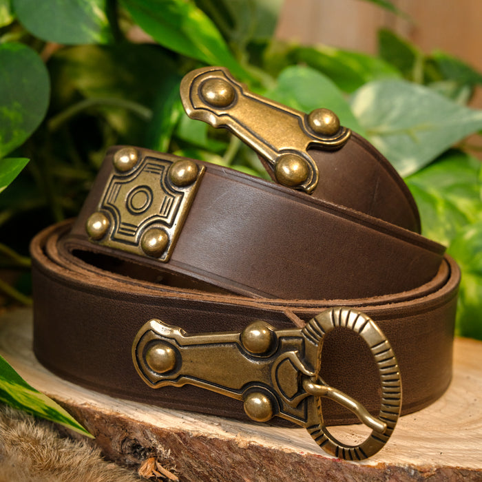 Germanic belt Ballingen, 165 cm, brown