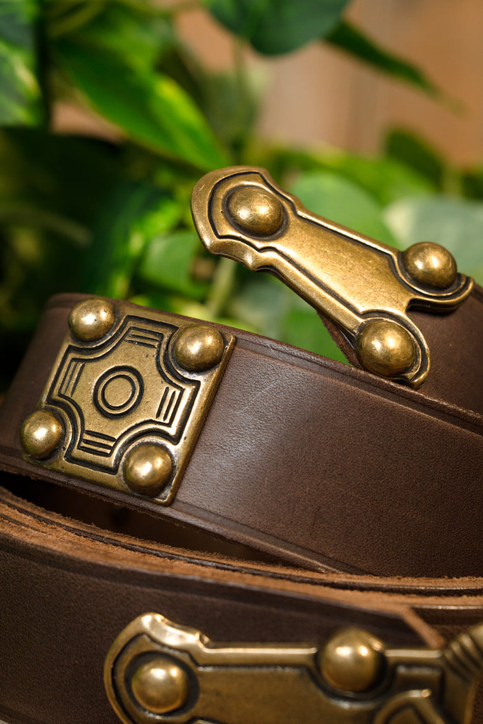 Germanic belt Ballingen, 165 cm, brown