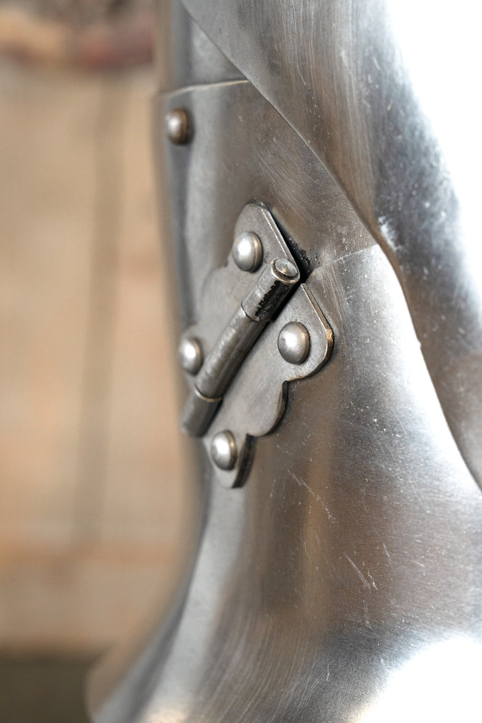 14th century large bascinet battle-ready, 1.6 mm