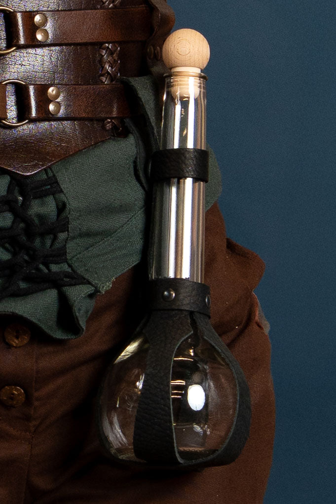 Glass bottle for festivals