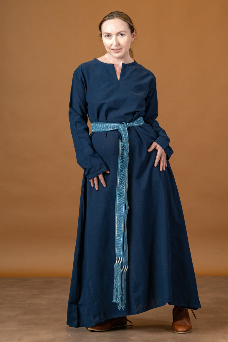Viking dress Valdis, blue