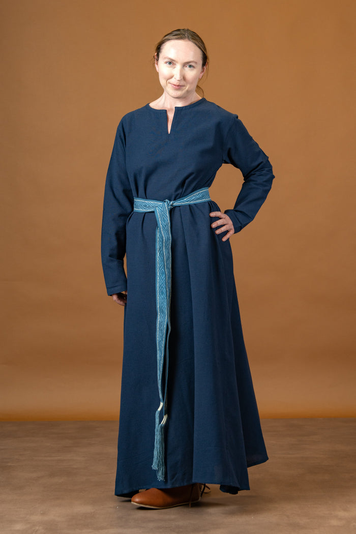 Viking dress Valdis, blue