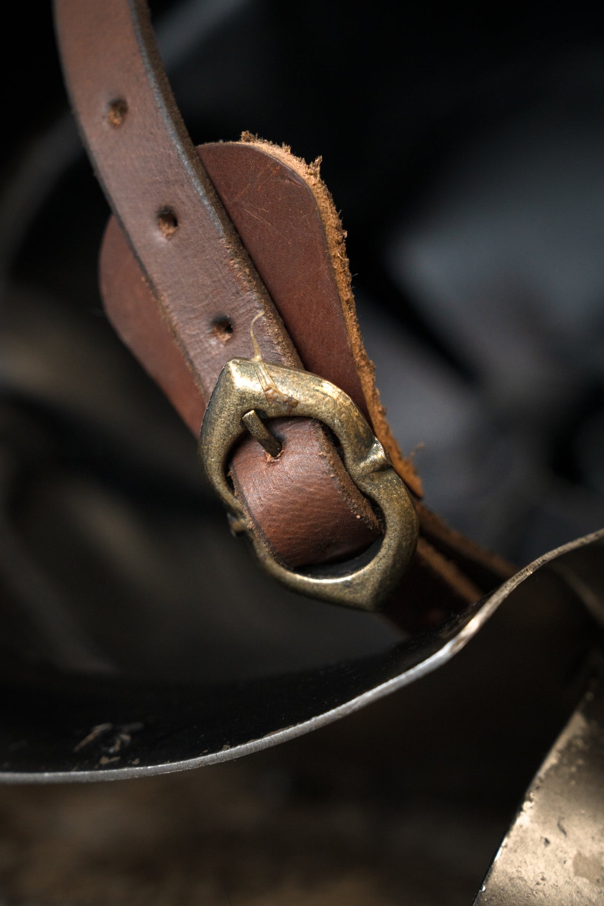 14th century large bascinet battle-ready, 1.6 mm