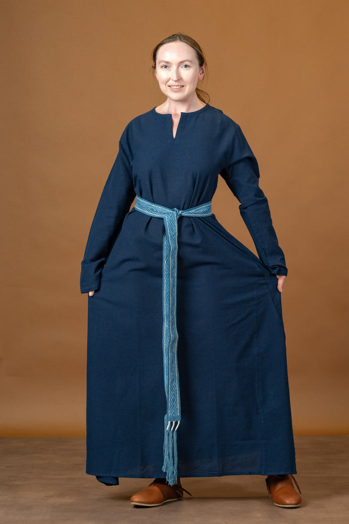 Viking dress Valdis, blue