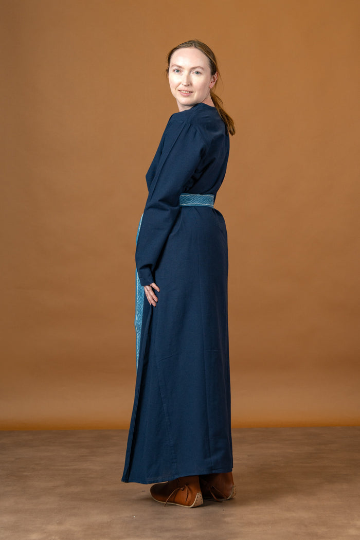 Viking dress Valdis, blue
