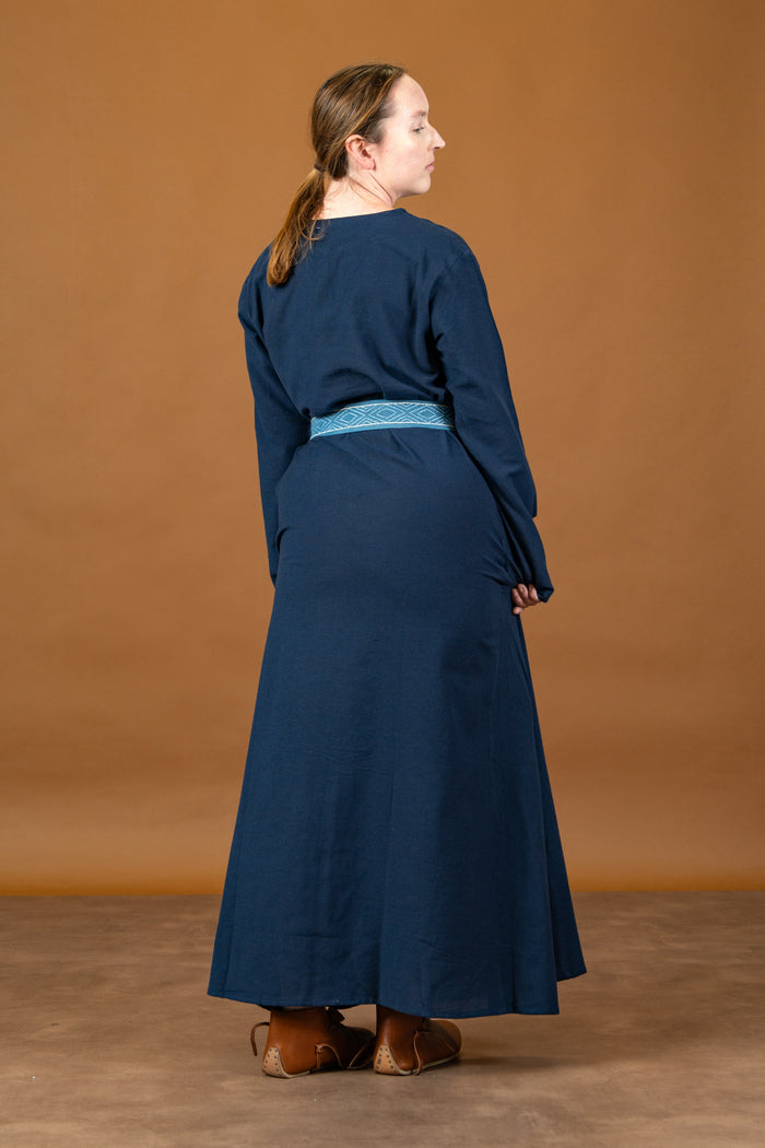 Viking dress Valdis, blue