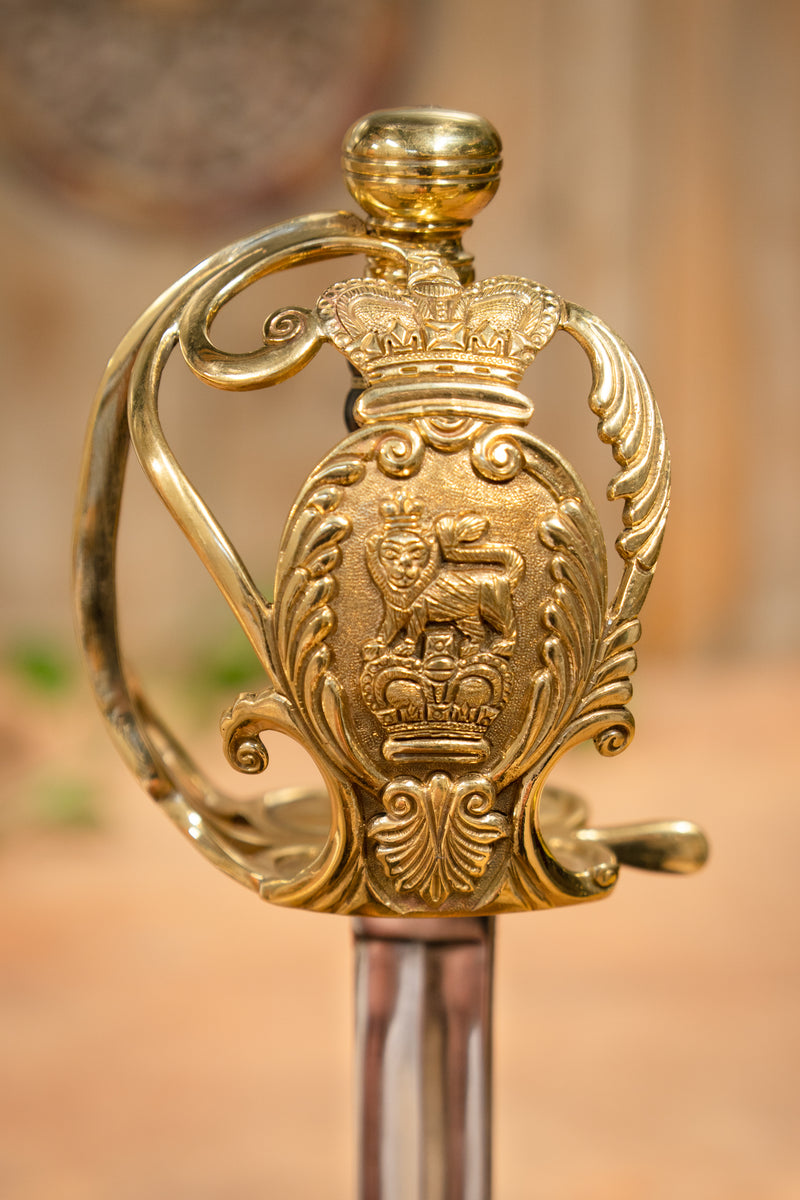 Backsword da ufficiale della Household Cavalry, semi-affilata