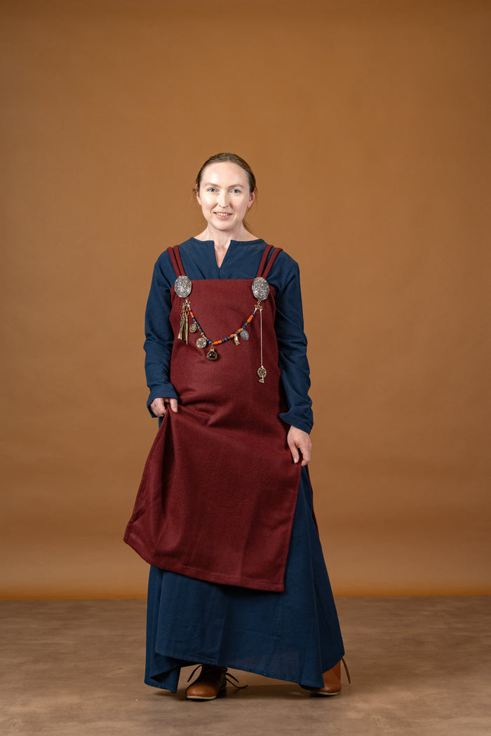 Viking dress Valdis, blue