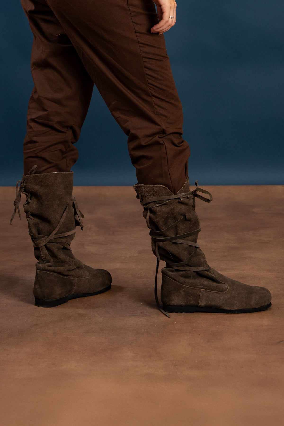 Suede boots Rolf, brown