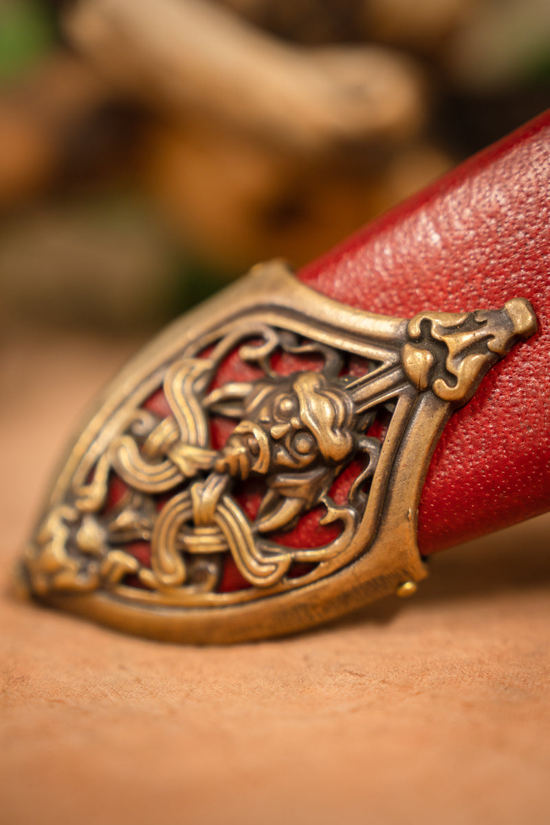 Spada vichinga del IX secolo Haithabu, semi-affilata