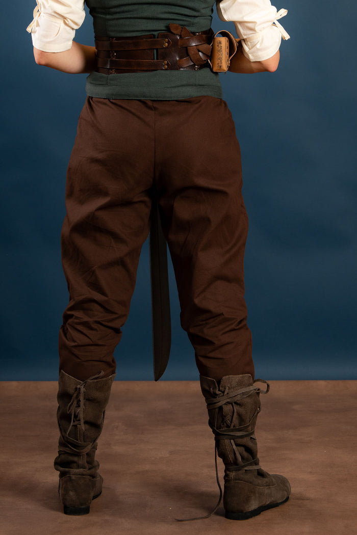 Ladies trousers Kerga, brown