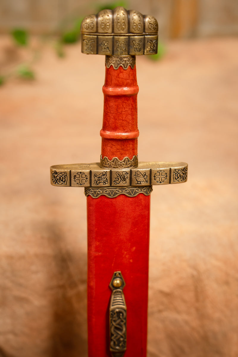 Spada vichinga del IX secolo Haithabu, semi-affilata