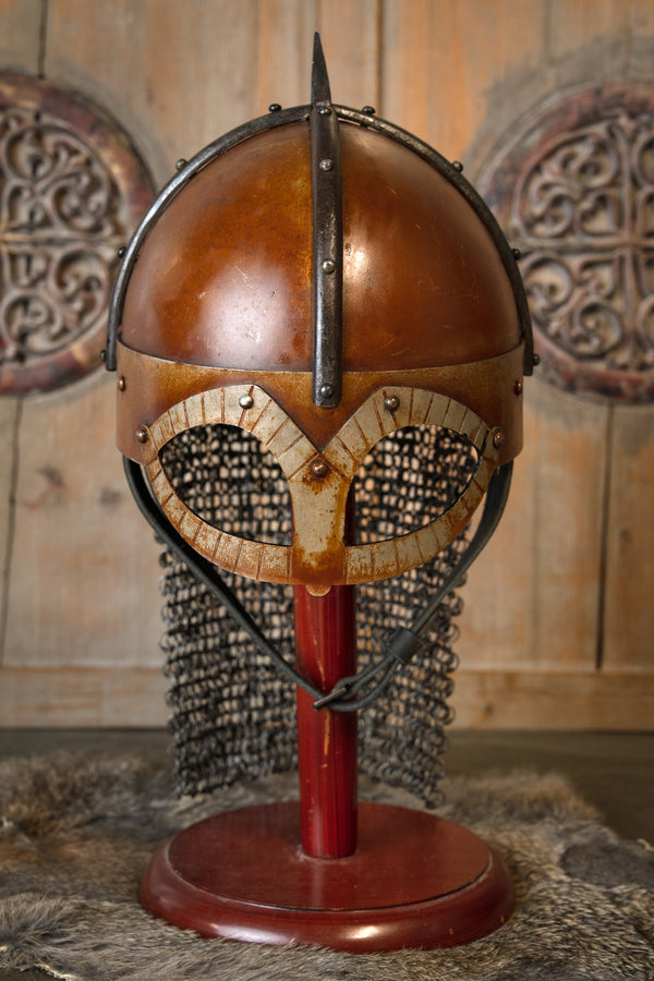 Dark Gjermundbu helmet, 2 mm (battle-ready)