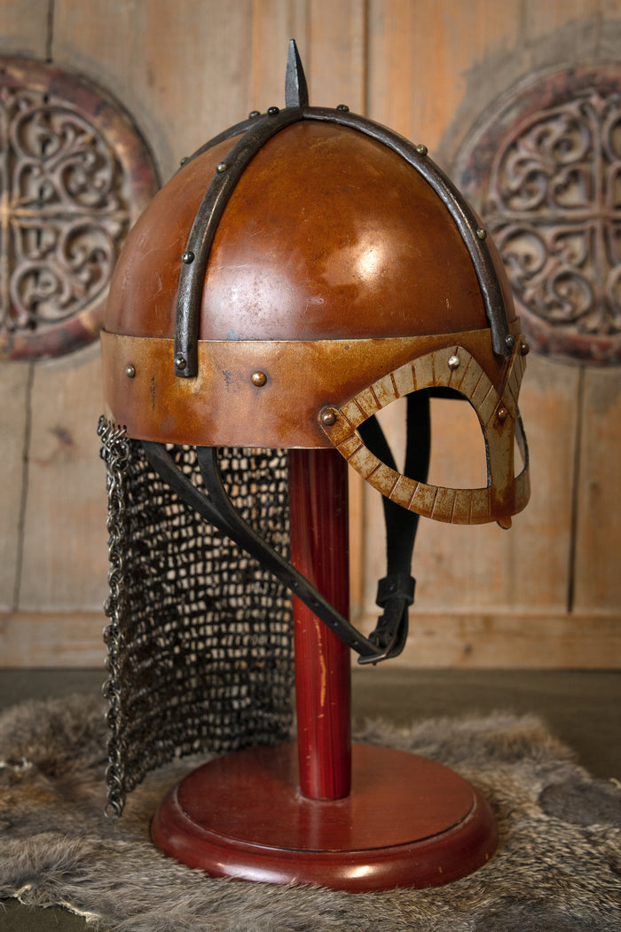 Dark Gjermundbu helmet, 2 mm (battle-ready)