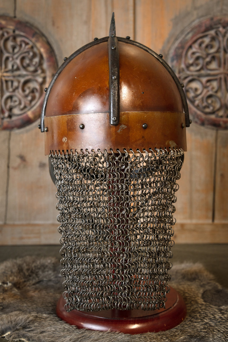 Casco Gjermundbu oscuro, 2 mm (battle-ready)