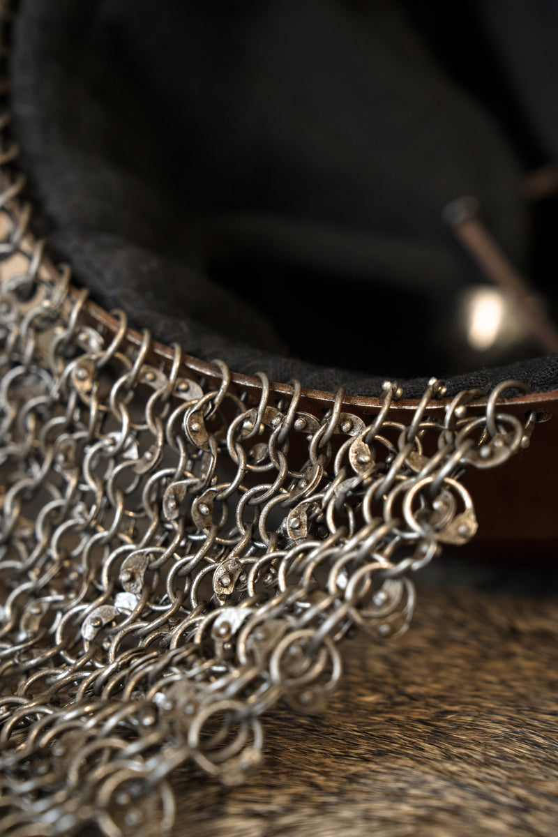 Casco Gjermundbu oscuro, 2 mm (battle-ready)