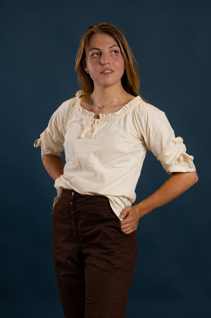 Renaissance blouse Anne, natural