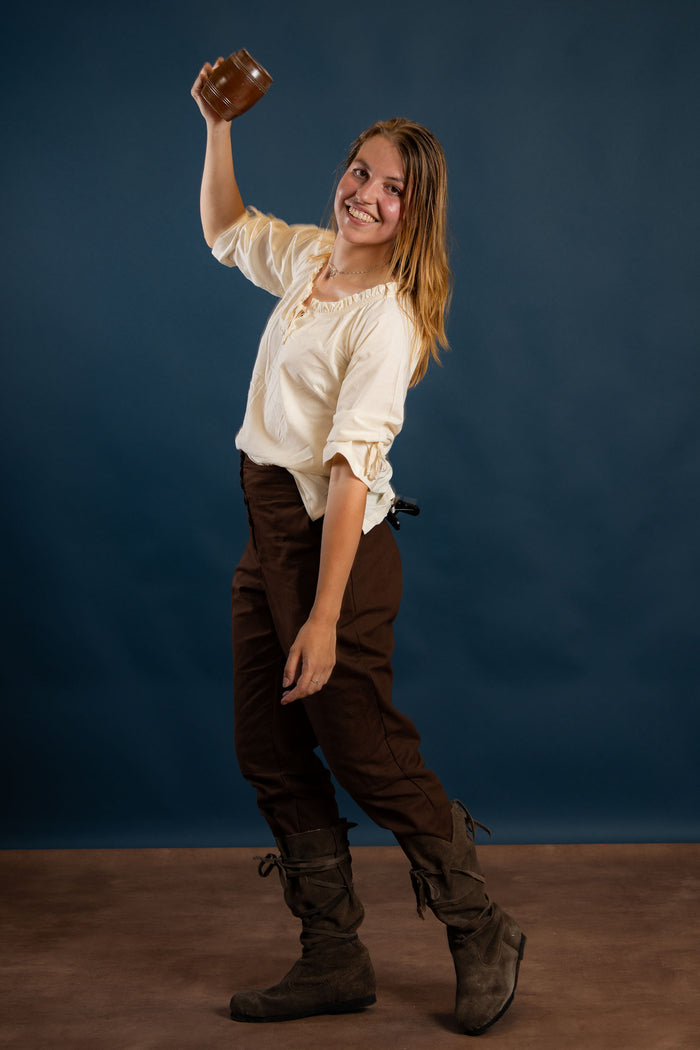 Renaissance blouse Anne, natural