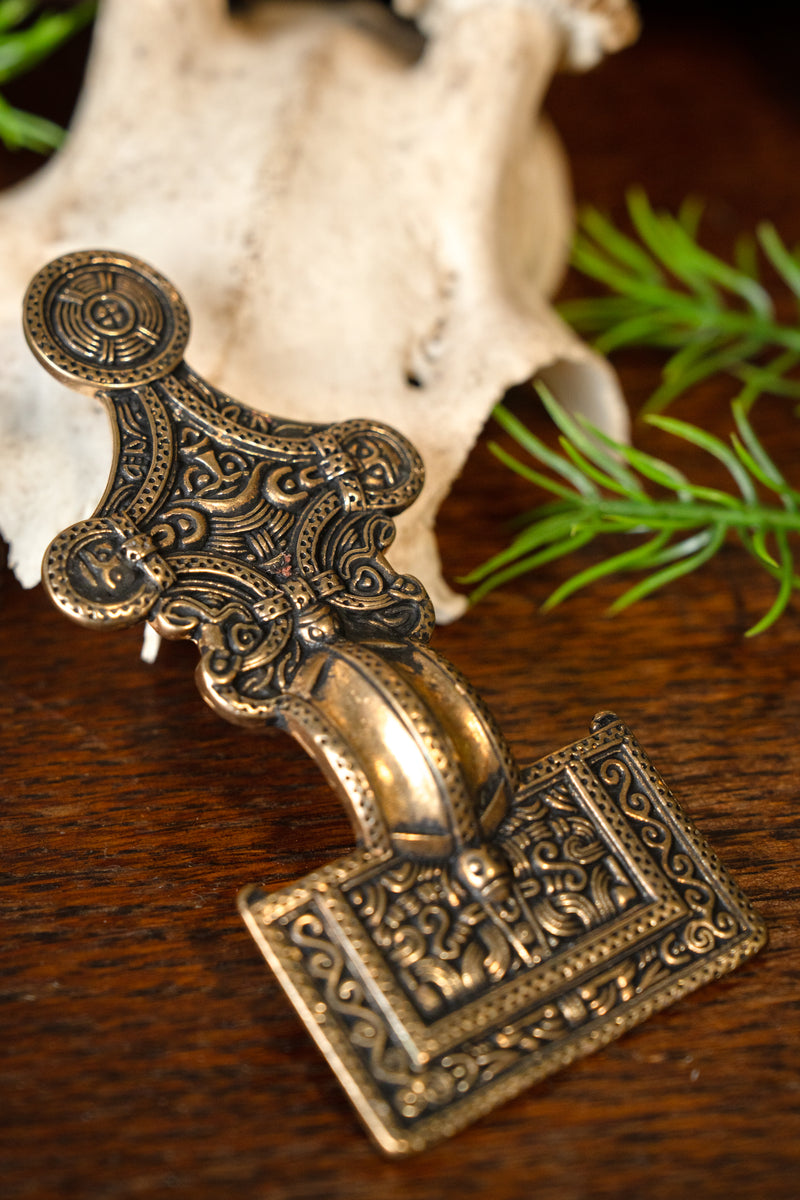 Anglosaska fibula Isle of Wight, brąz