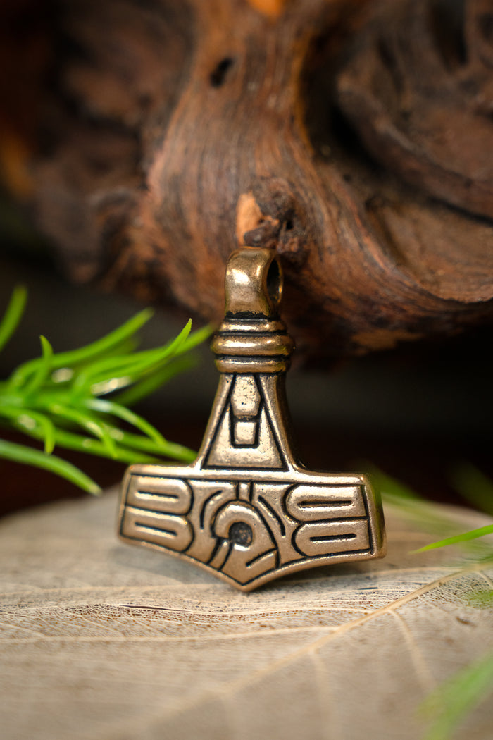 Gotland Thor's hammer, bronze