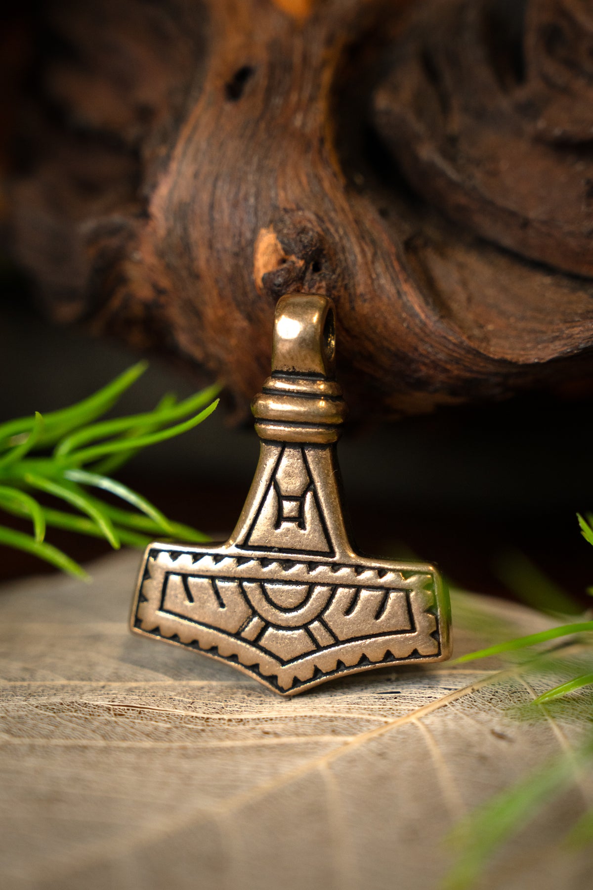 Gotland Thor's hammer, bronze