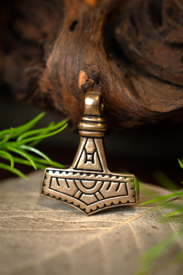 Gotland Thor's hammer, bronze