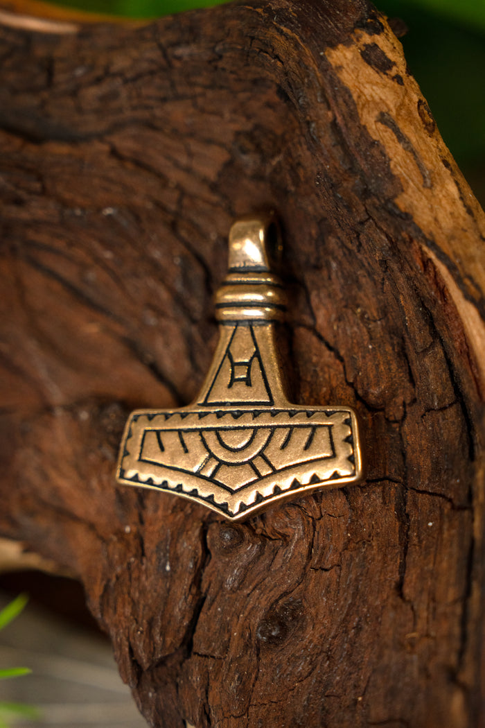 Gotland Thor's hammer, bronze