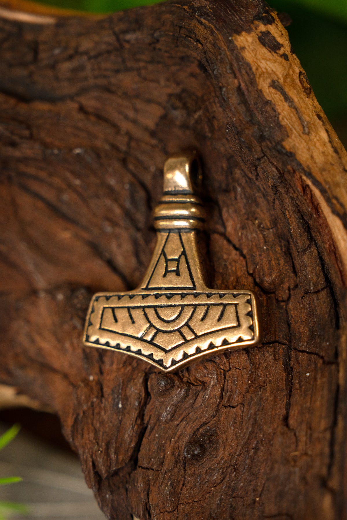 Gotland Thor's hammer, bronze