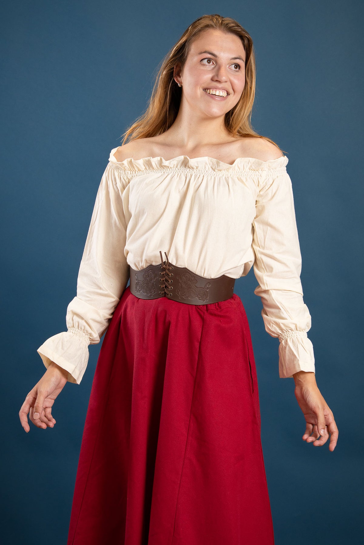 Baroque blouse Elizabeth, cream