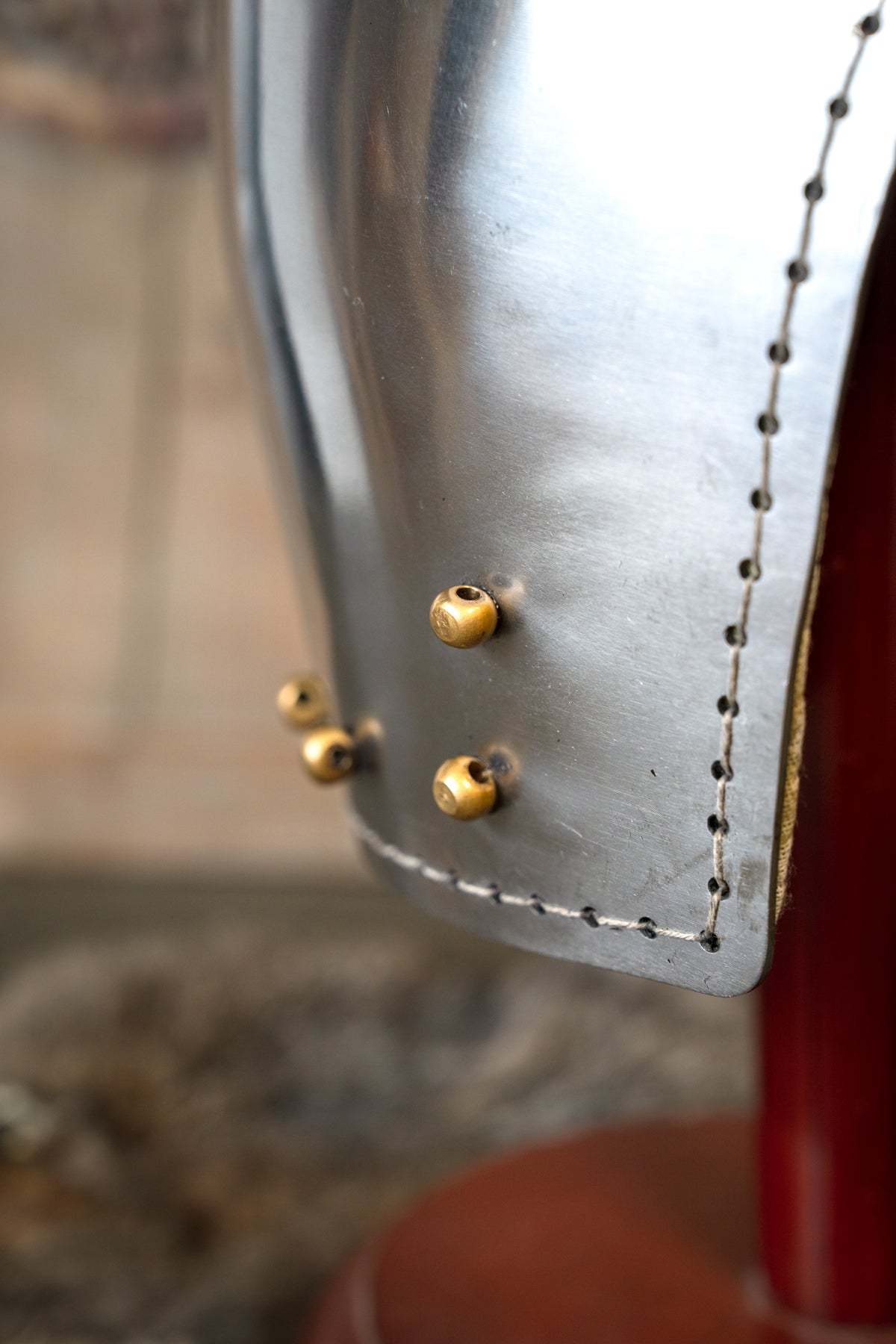 Klappvisor bascinet, 2 mm (battle-ready)