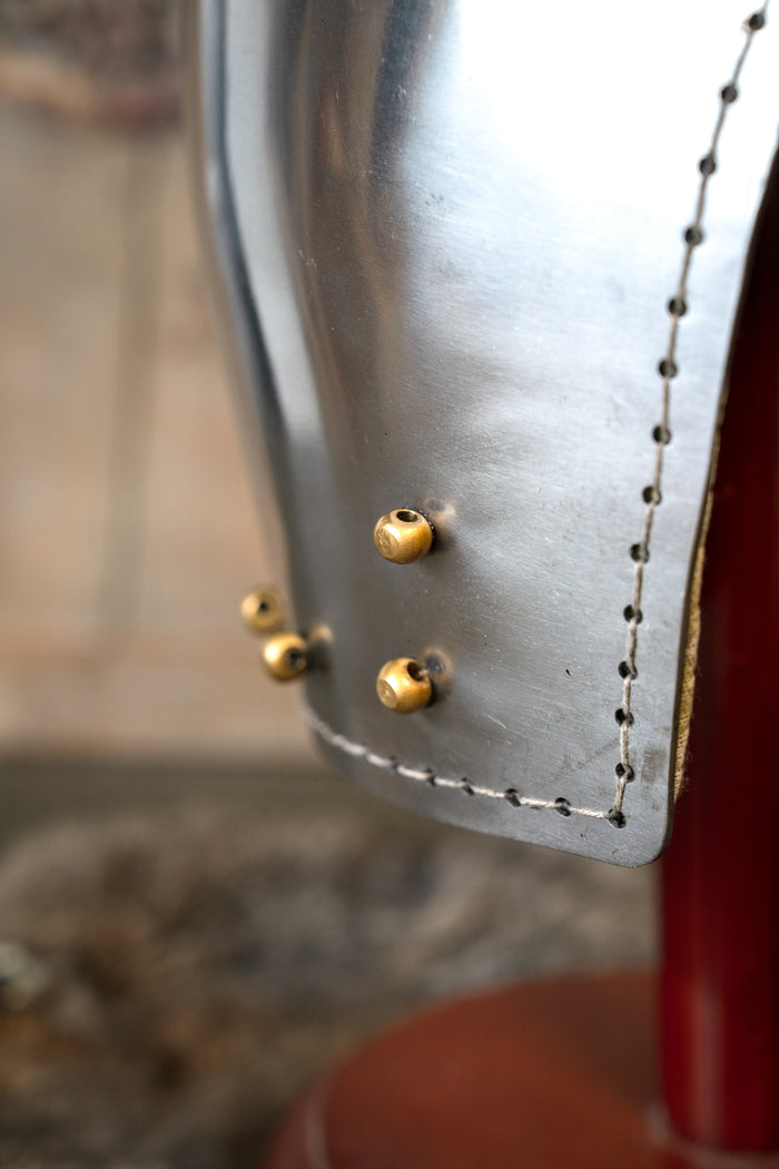 Klappvisor bascinet, 2 mm (battle-ready)
