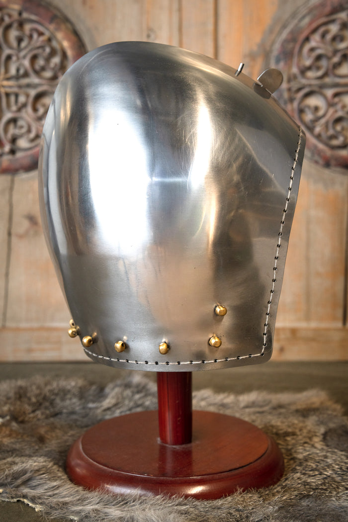Klappvisor bascinet, 2 mm (battle-ready)