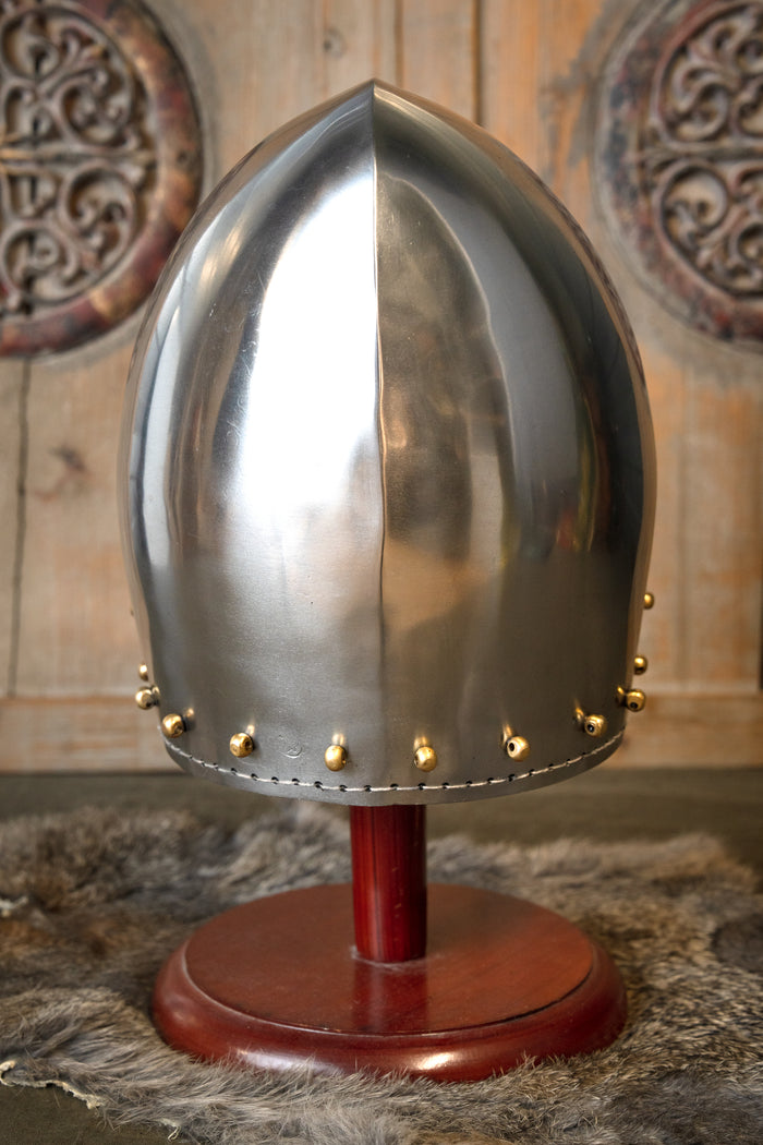 Klappvisor bascinet, 2 mm (battle-ready)