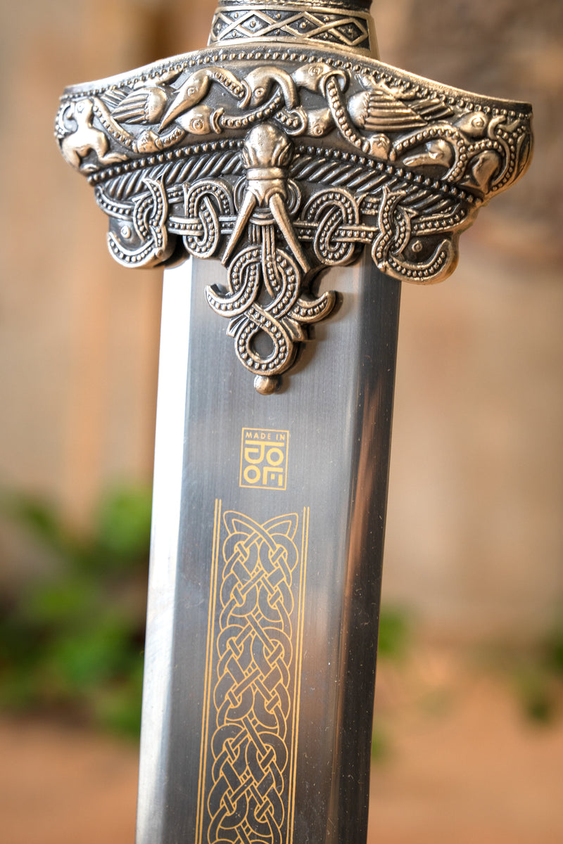 Spada vichinga Dybek deluxe, semi-affilata