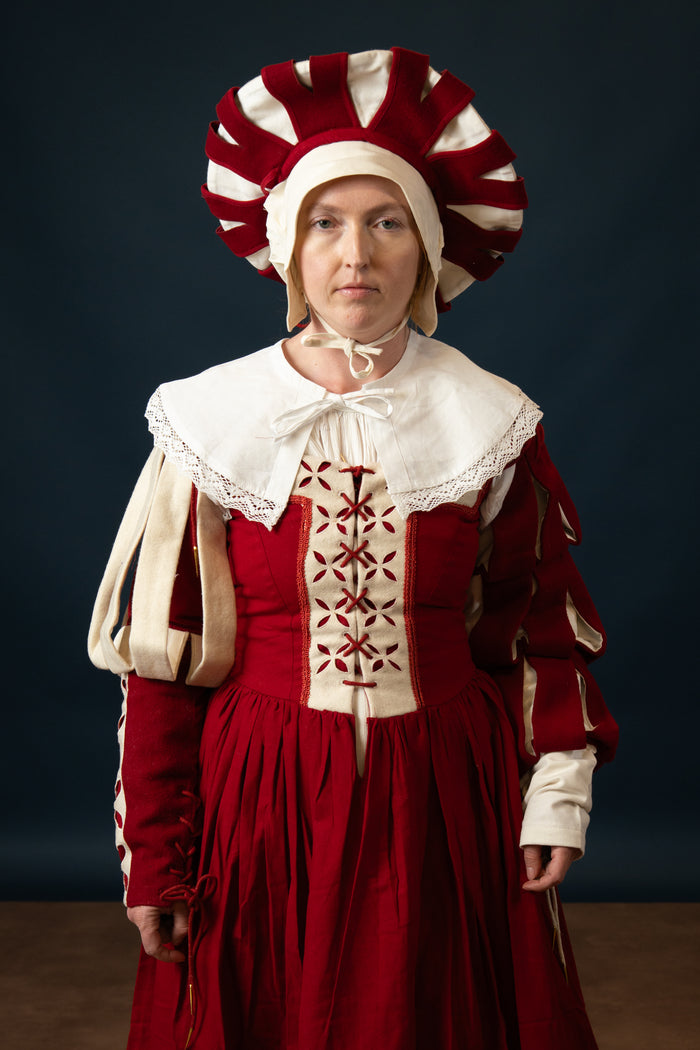 17th century collar Leonard white