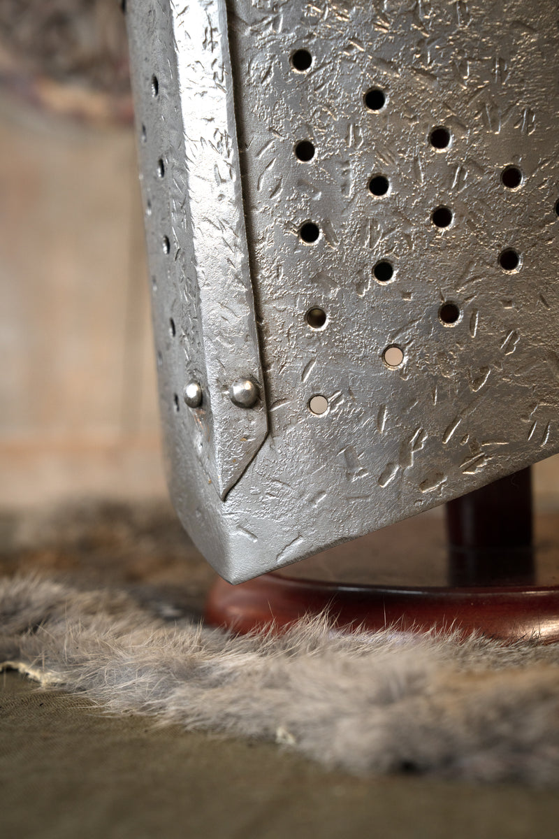 Casco de caballero con acabado antiguo, 1,6 mm