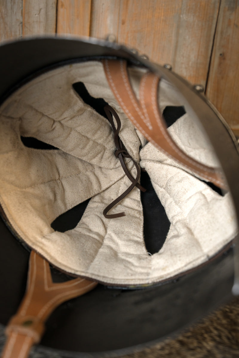 Casco de caballero con acabado antiguo, 1,6 mm