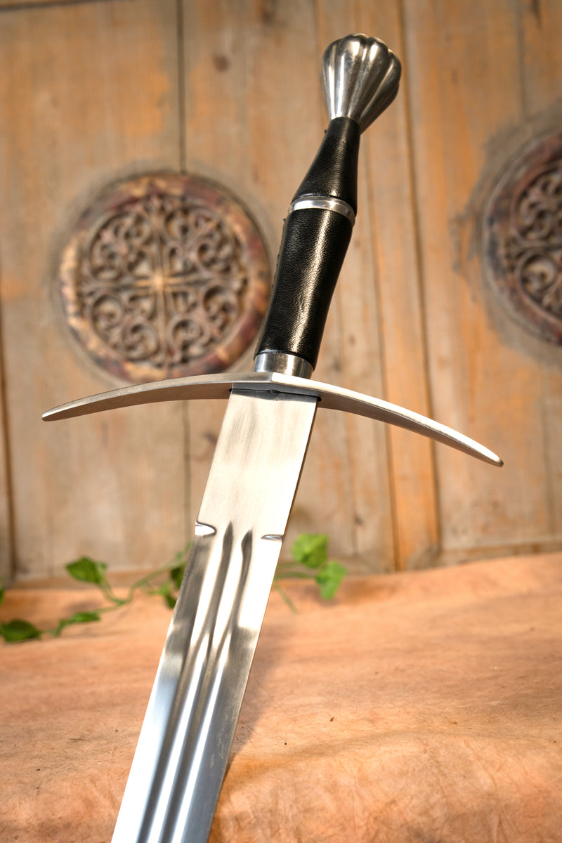 Średniowieczny miecz bastardowy Battle of Bosworth, półostry