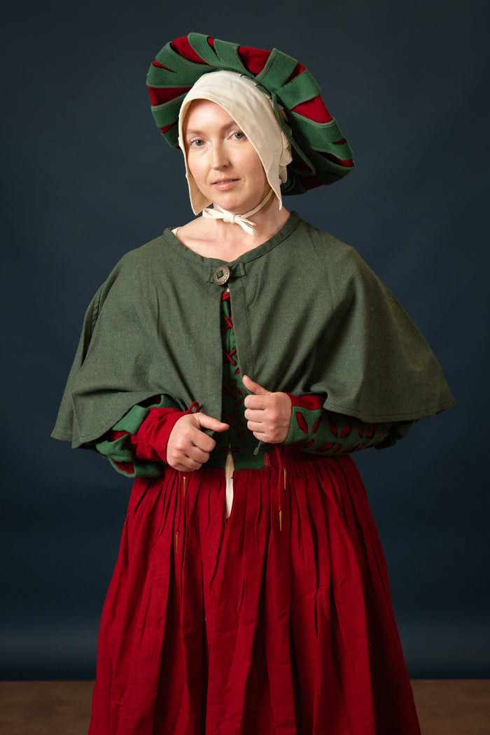 Pelerine Bron, green
