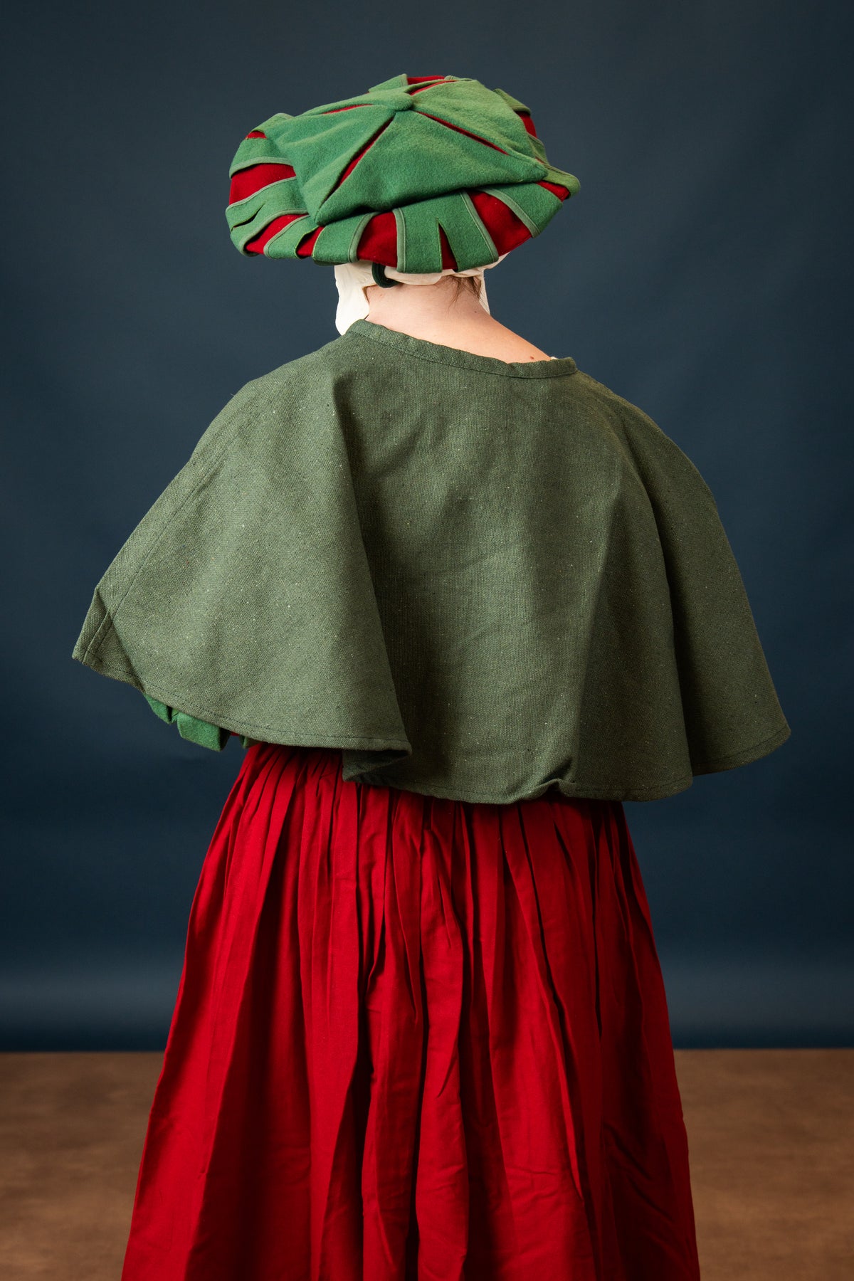 Pelerine Bron, green