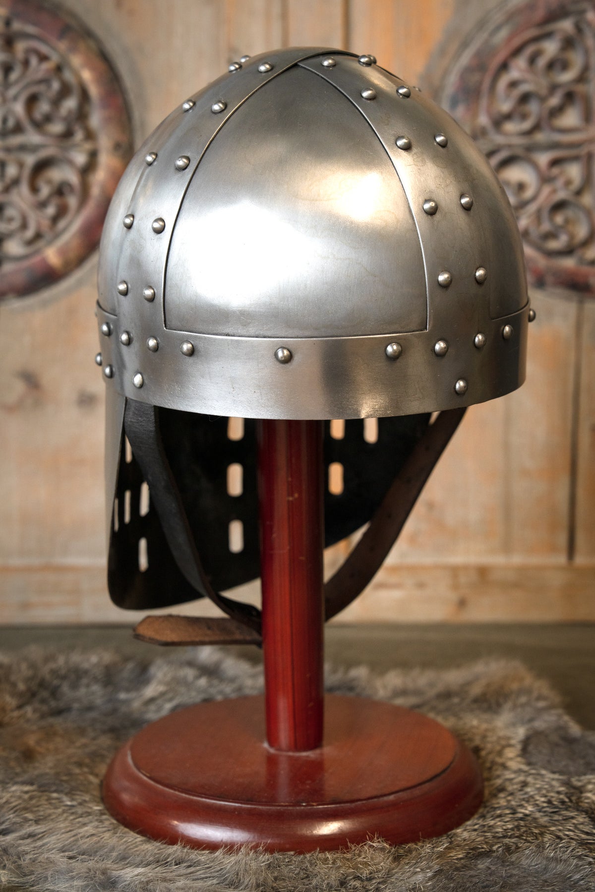 Medieval templar helmet Peter, 1.2 mm