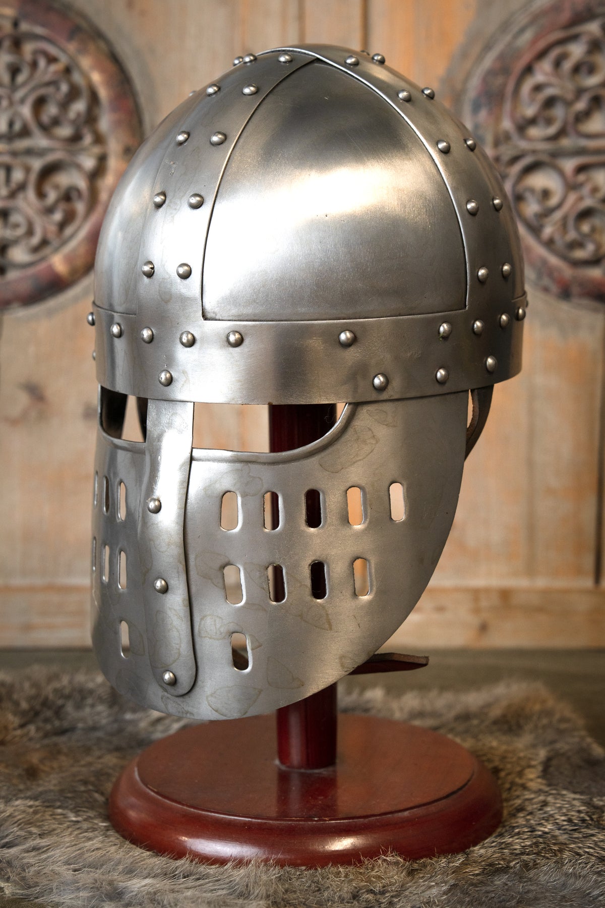 Medieval templar helmet Peter, 1.2 mm