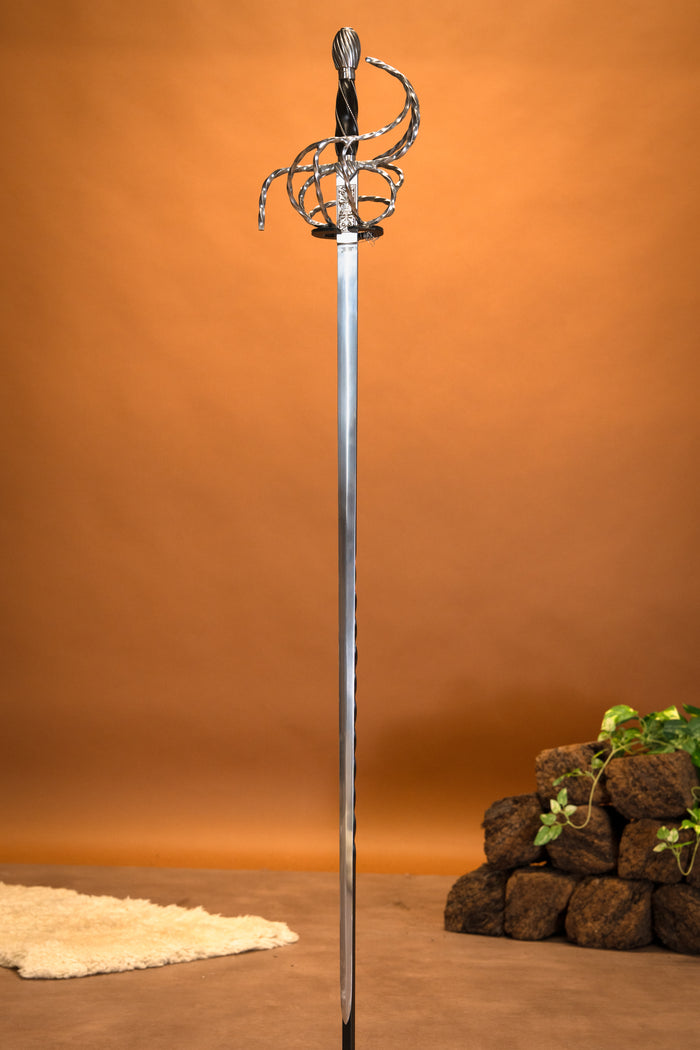 Brandenburg rapier with engravings, semi-sharp