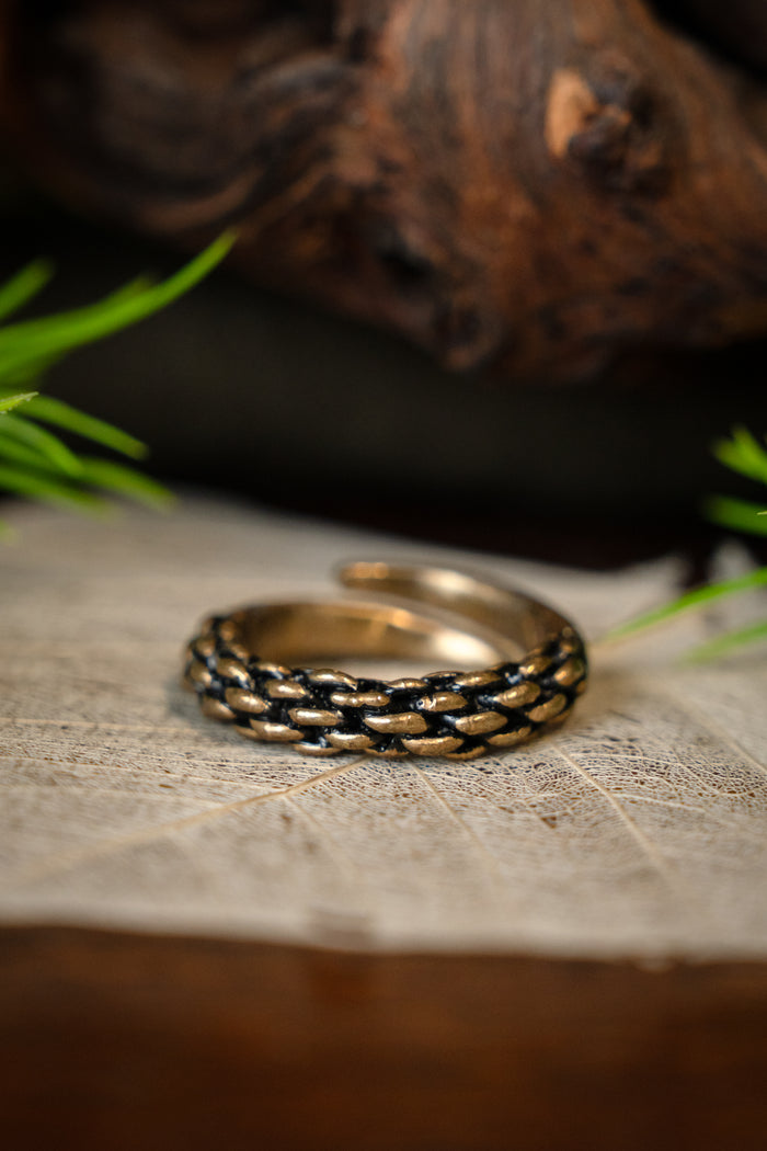 9th-10th century Viking ring, bronze