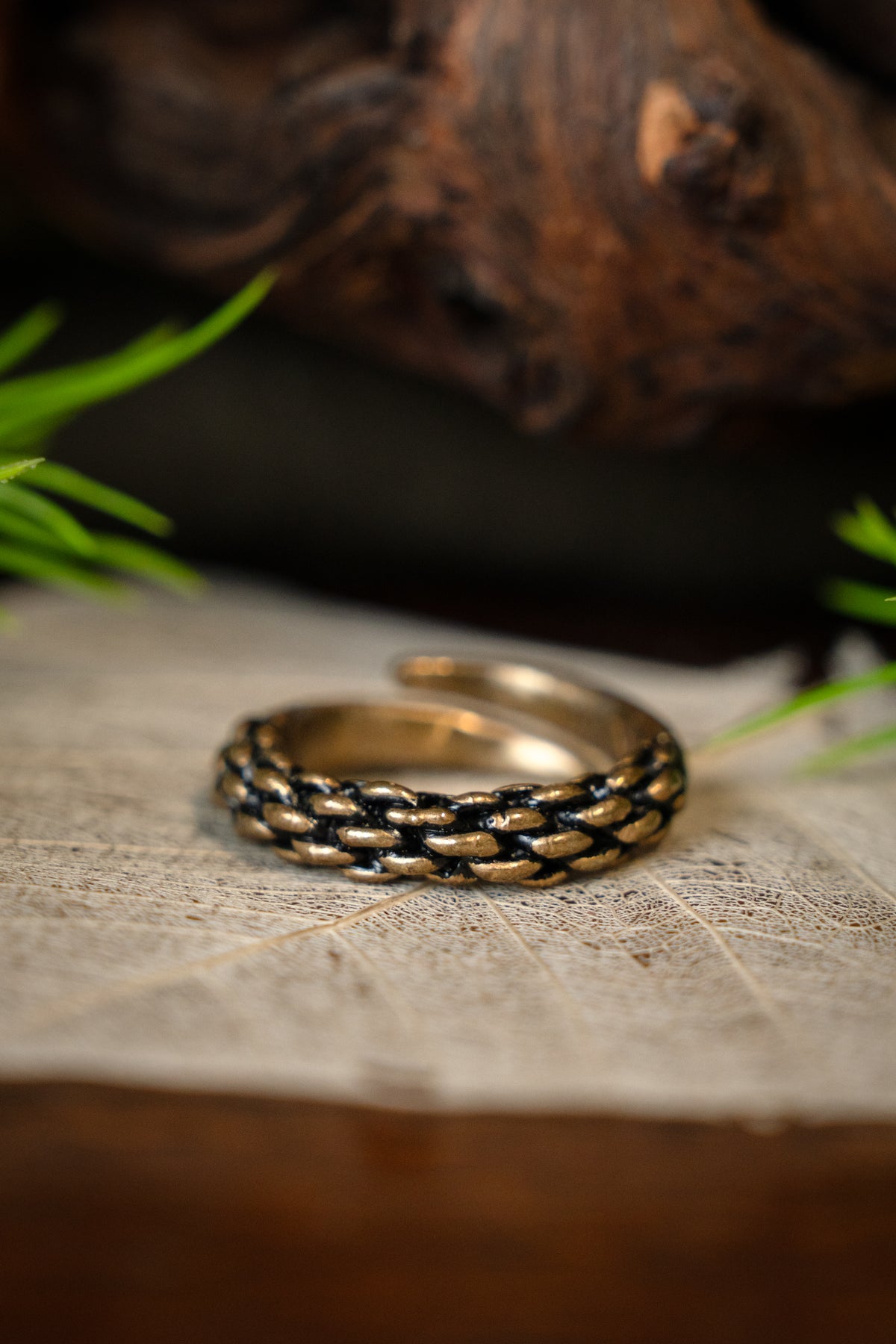 9th-10th century Viking ring, bronze