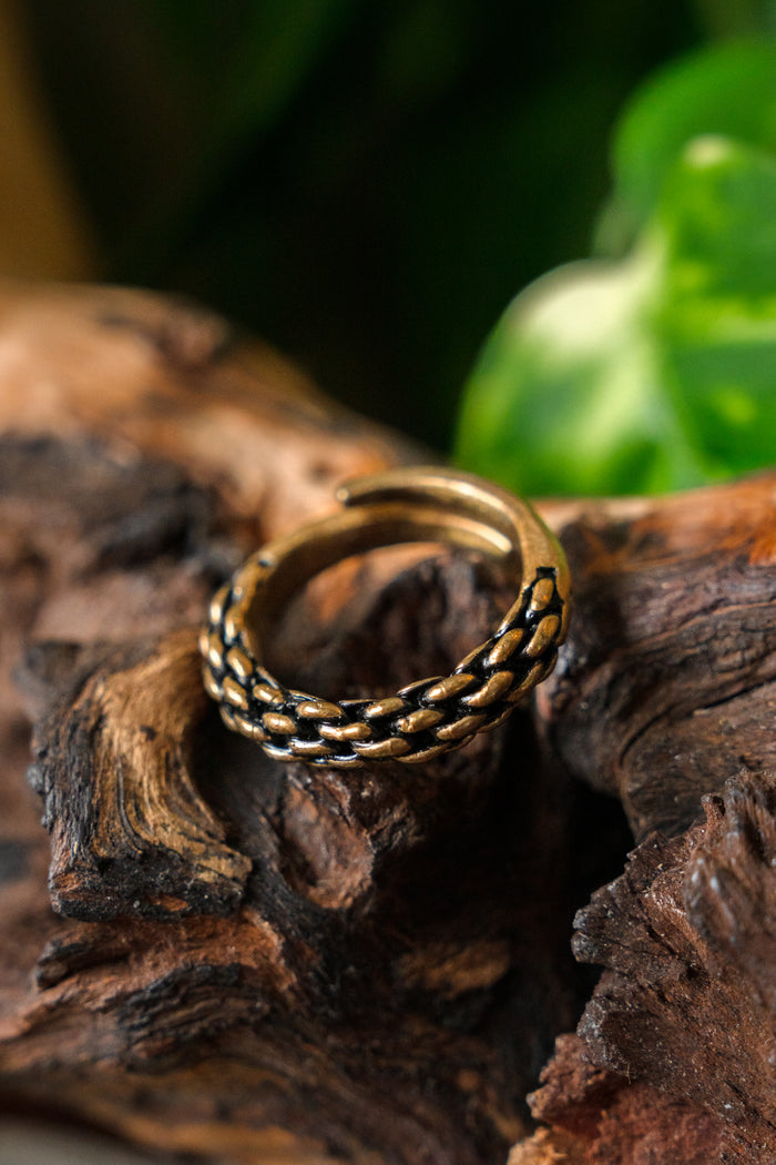 9th-10th century Viking ring, bronze