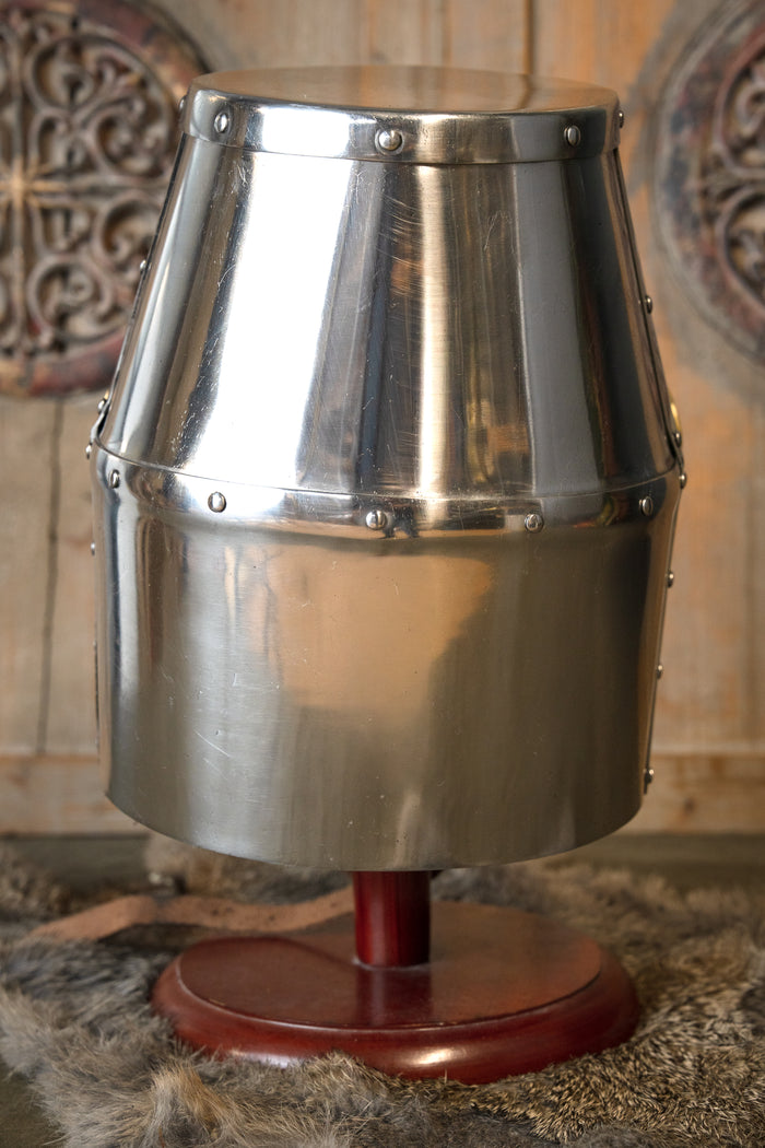 Crusader helmet, brass, 1.6 mm